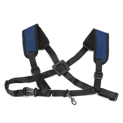 Adjustable universal shoulder strap hook for tenor baritone saxophone