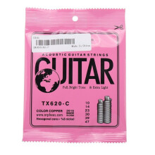 Akoestische gitaar, kleurrijke snaren, extra lichte spanning, gitaaraccessoires voor gitaristen