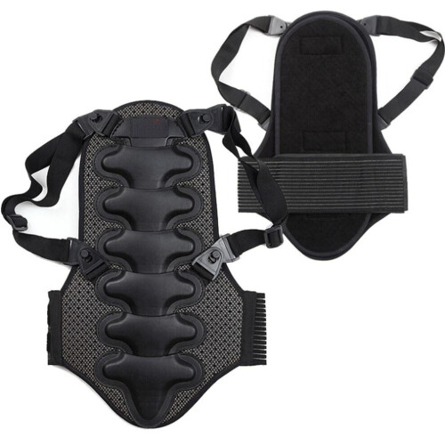 (Black, M) Back protector for sports
