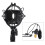(Golden) Univerdal Condenser Microphone Mic Shock Mount Holder Bracket Plastic 3
