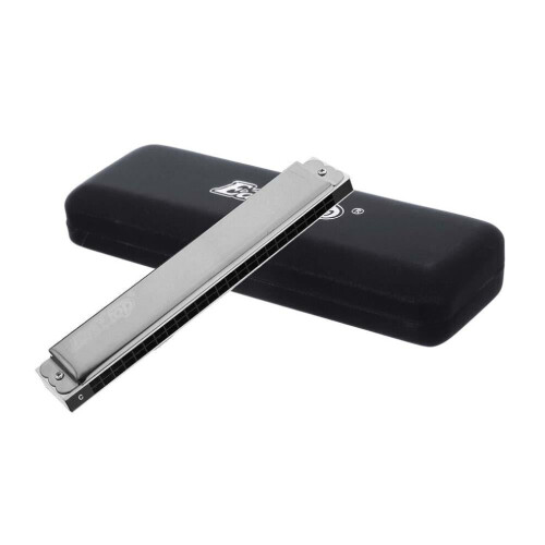 (Goud) Polyfone mondharmonica met 24 gaten, C-sleutel 1