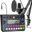 Podcast Equipment Bundle Audio Interface with Studio Condenser Microphone for Smartphone & PC Plug 1