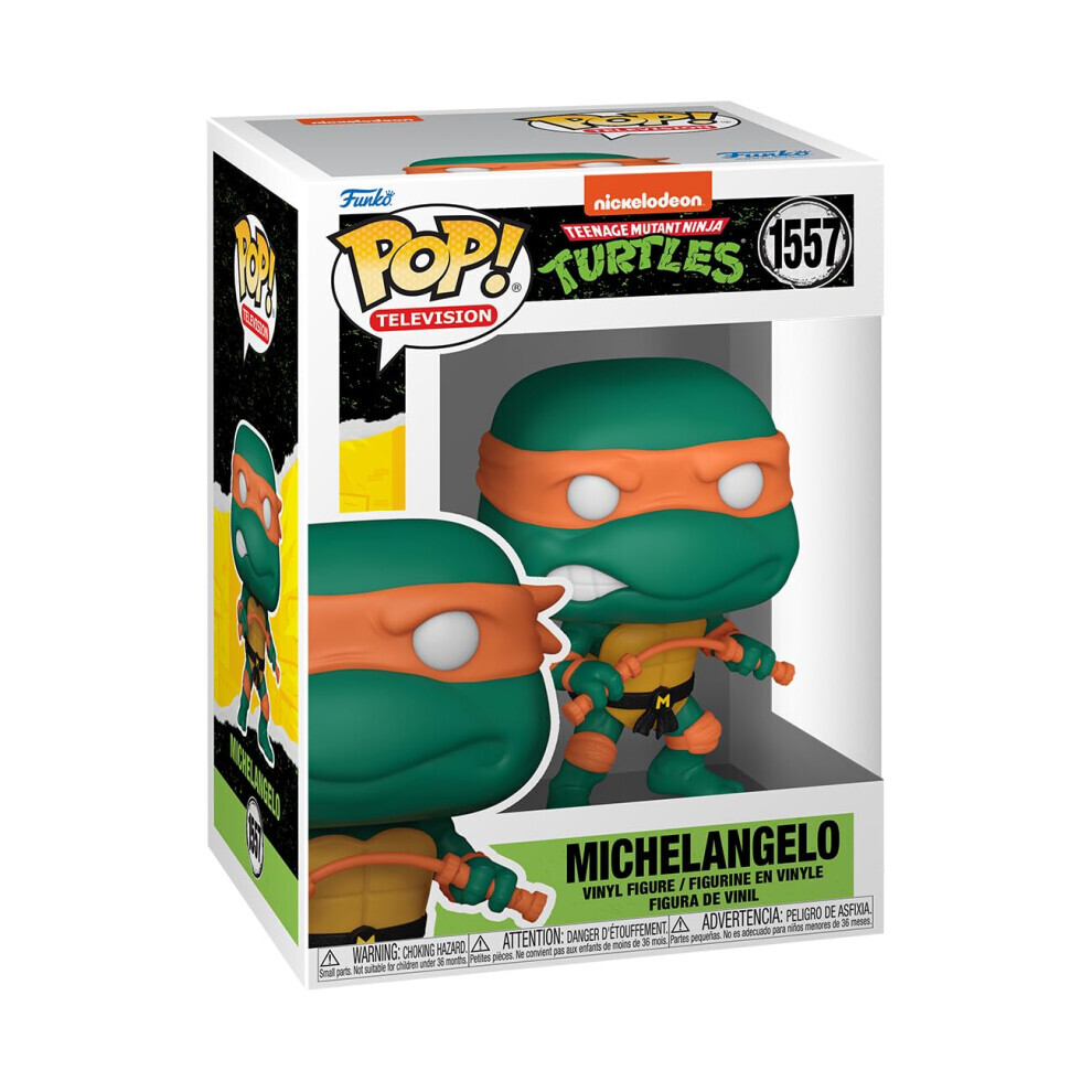 POP! TV: Teenage Mutant Ninja Turtles (TMNT) â Leonardo - 1/6 Odds for Rare Chase Variant - TMNT Retro/Classic - Collectable Vinyl Figure - Gift-image-OPC-PG7B8JH-NEW