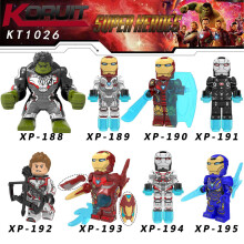8-teiliges Godzilla-König der Monster-Minifigur für Lego-Kinderspielzeug