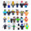 24PCS Roblox Figur Spielzeug Bausteine Puppe Anime Sammlung 1