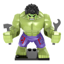 (Grün Lila) The Avengers Theme Movie Character Toys Doll Thanos Hulk Building Block Assembly