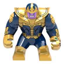 (Schwarz) The Avengers Theme Movie Character Toys Doll Thanos Hulk Building Block Assembly