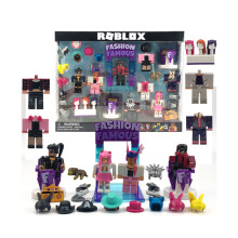 (Stil 20) Roblox-Spielcharakterfigur – Komplett-Set mit 8 Figuren & Zubehör, ca. 6–7,5 cm, ab 3 Jahren