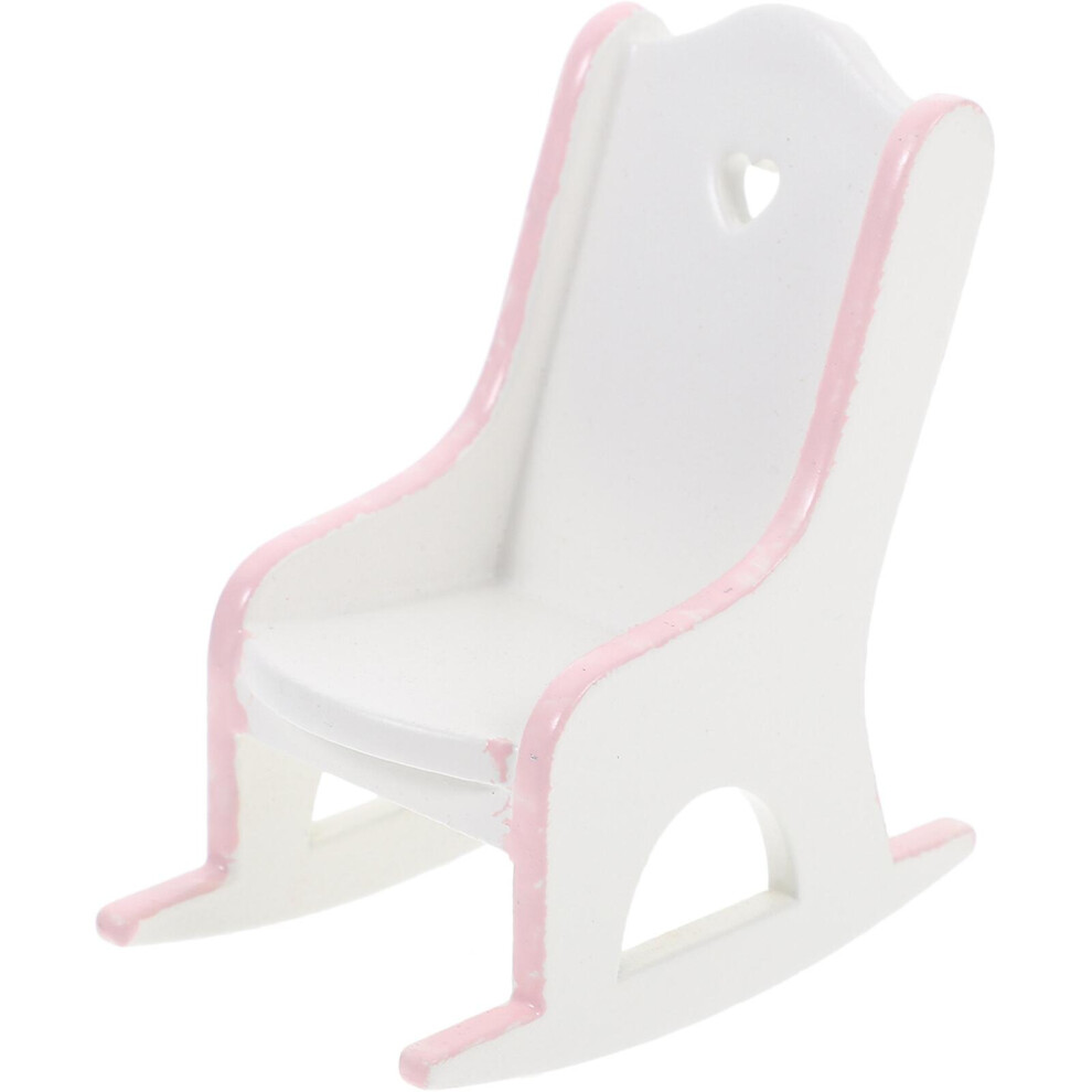 Kricely Blue (Sky-, One Size) Doll House Chair Model Mini House Miniature Chair Decor Mini Furniture Model