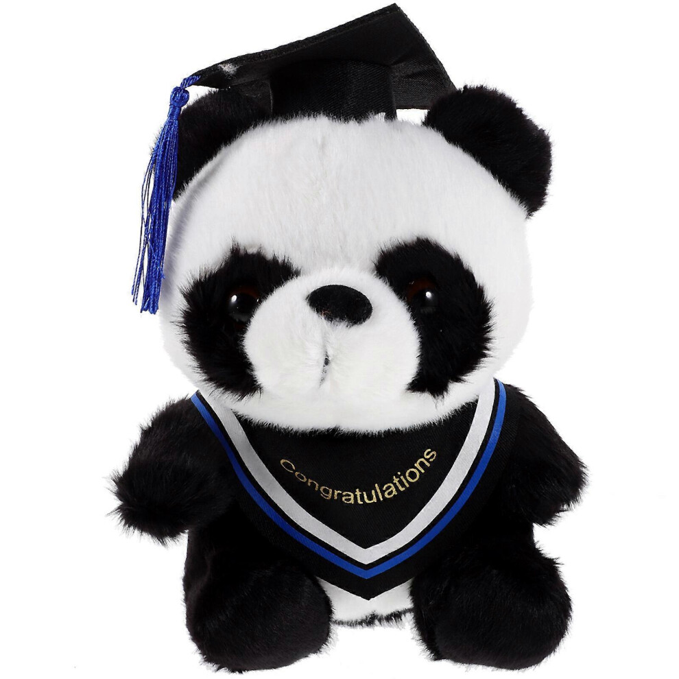 Kricely Yellow (, One Size) Graduation Plush Panda Doll Stuffed Panda Graduation Gift Cute Stuffed Doctor Panda Doll
