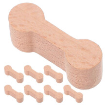 (As show, One size) 8pcs Track Connector Pack Accessories Wooden Train Track Adapter Connector Pieces