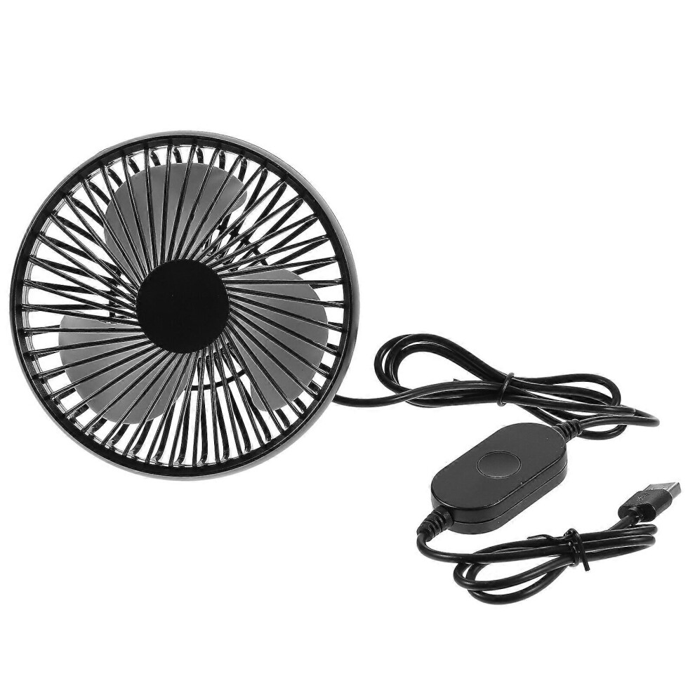 Kricely (As Show, One Size) Car Fan Summer Car Fan Electric Cooling Fan Rear Backseat Fan Vehicles Circulation Fan
