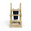 Rebo Rebo 6 ft Freestanding Kids Slide - Navy Blue 4