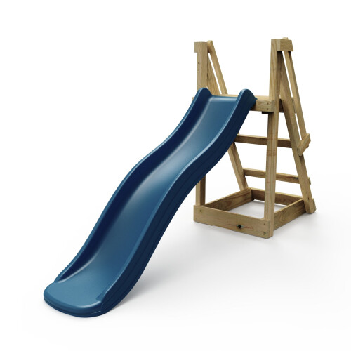 Rebo Rebo 6 ft Freestanding Kids Slide - Navy Blue