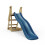 Rebo Rebo 6 ft Freestanding Kids Slide - Navy Blue 5