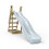 Rebo Rebo 8 ft Freestanding Kids Slide - Ice Blue 5