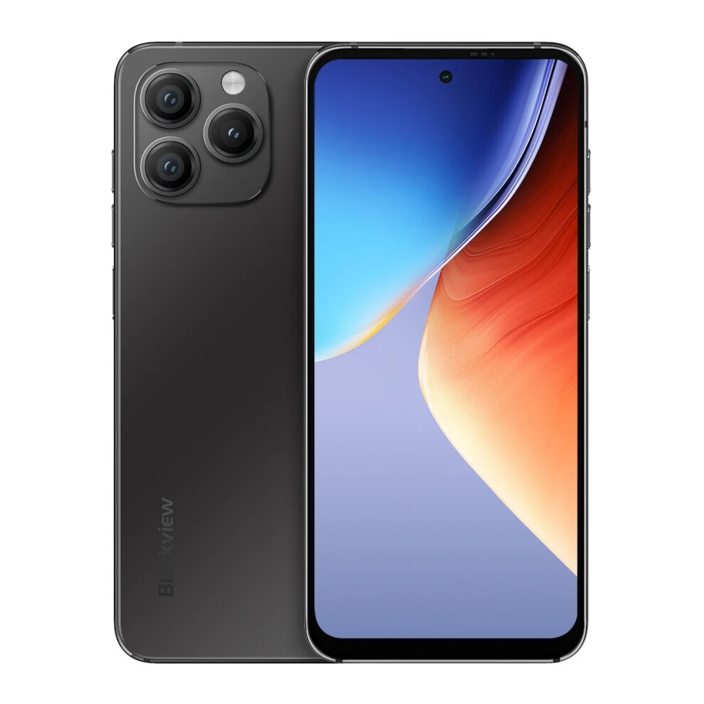(Black) Blackview A96 Smartphone 12GB+256GB
