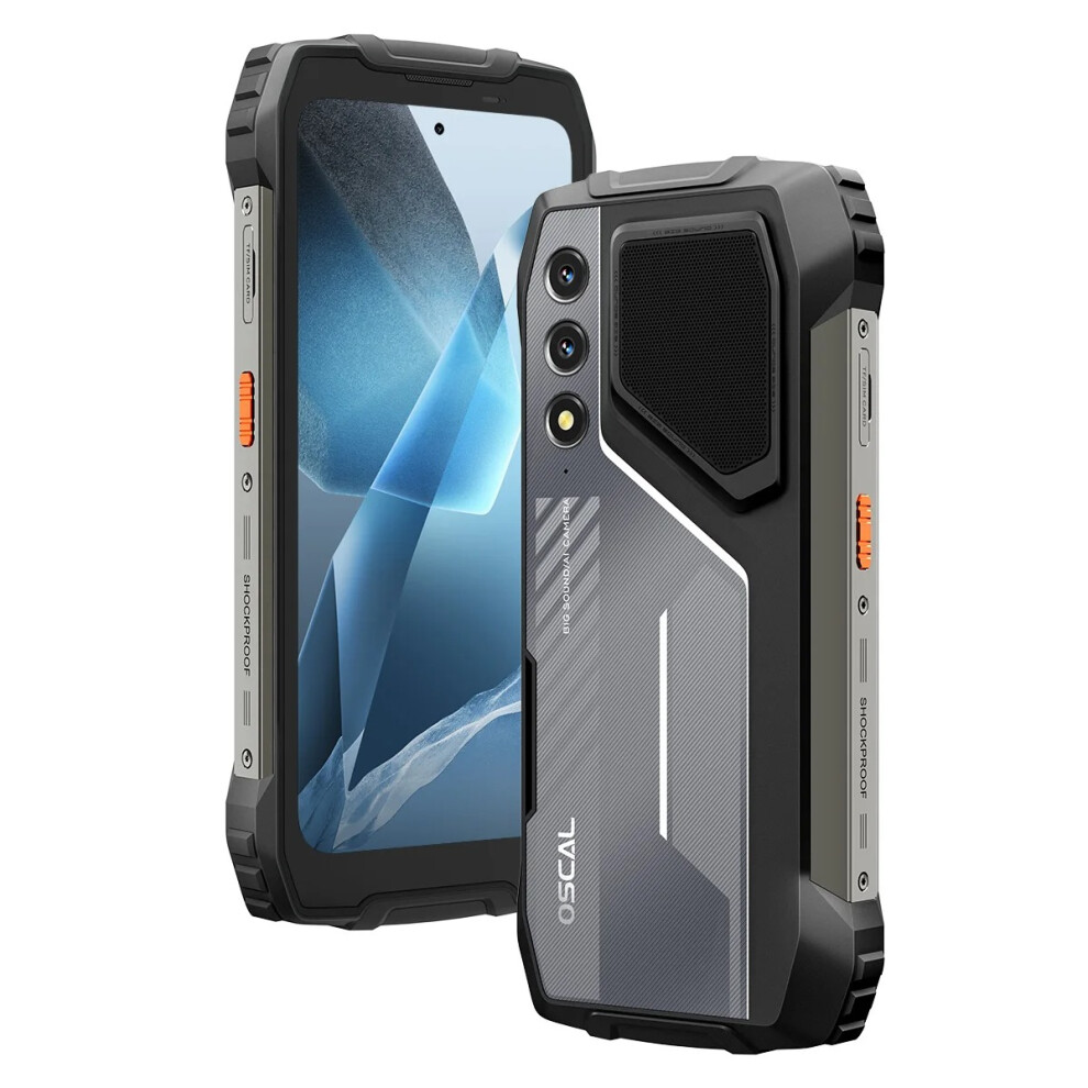 (Black) OSCAL PILOT 1 Rugged Smartphone 6GB+256GB