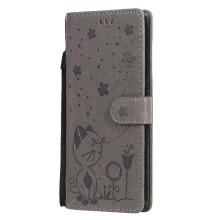 (Gray ) Flip Case for Samsung Galaxy S20 Fe Premium Pu Leather Material Cover Durable Lightweight with Card Slot Design Slim Fit