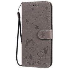 (Gray ) Flip Case for Samsung Galaxy S20 Slim Fit Durable Lightweight with Card Slot Design Premium Pu Leather Material Cover