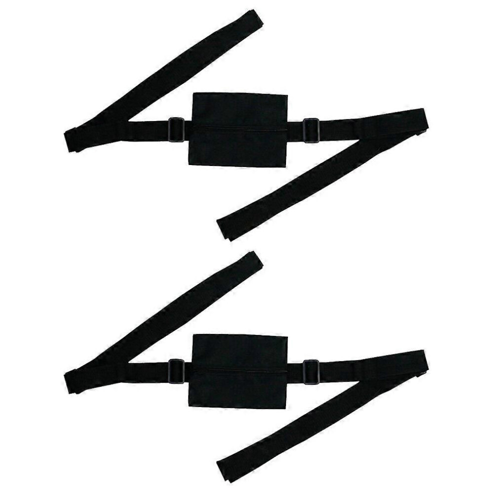 Kricely (As Show, One Size) 2Pcs Yoga Mat Carrying Strap Yoga Roller Carrier Portable Yoga Mat Sling Strap Pouch Design Strap Carrier