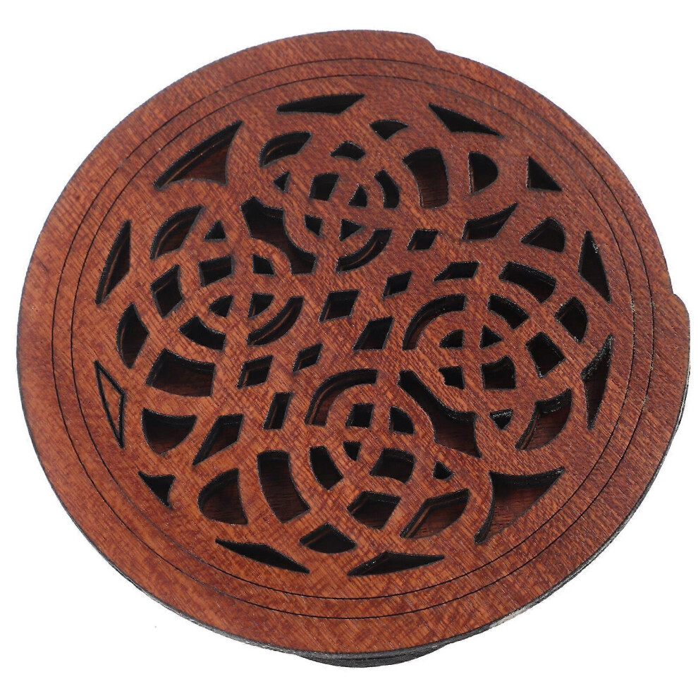 Kricely (As Show, One Size) Guitar Wooden Soundhole Cover Sound Hole Cover Wood Guitar Feedback Muter