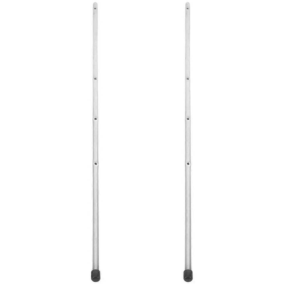 Kricely (As Show, One Size) 2Pcs Football Table Accessory Soccer Machine Part Football Table Operation Rod Metal Operation Pole