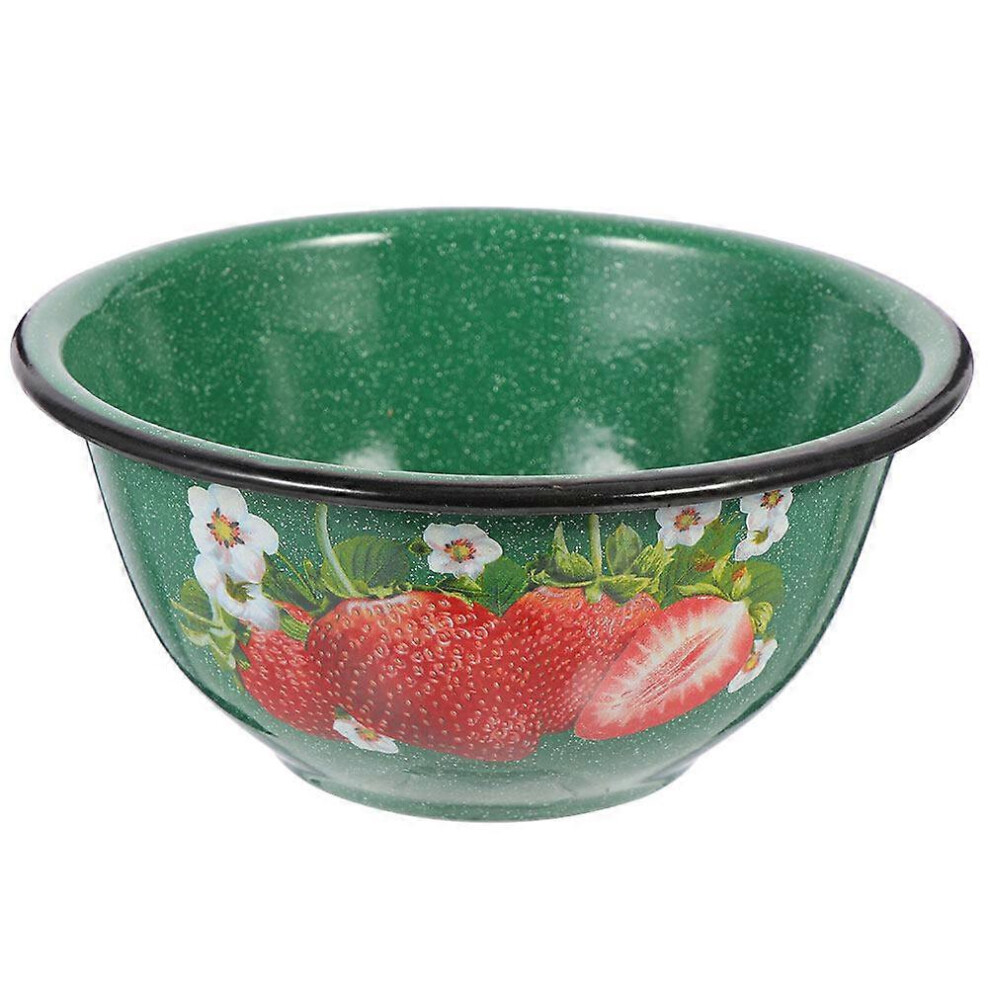 Kricely (As Show, One Size) Kitchen Food Bowl Salad Mixing Bowl Enamel Ramen Bowl Soup Bowl Kitchen Food Basin