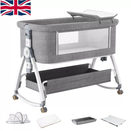 Baby Bedside Crib Sleeper Bassinet Safe Co-Sleeping Storage Bag Easy install