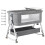 Baby Bedside Crib Sleeper Bassinet Safe Co-Sleeping Storage Bag Easy install 4