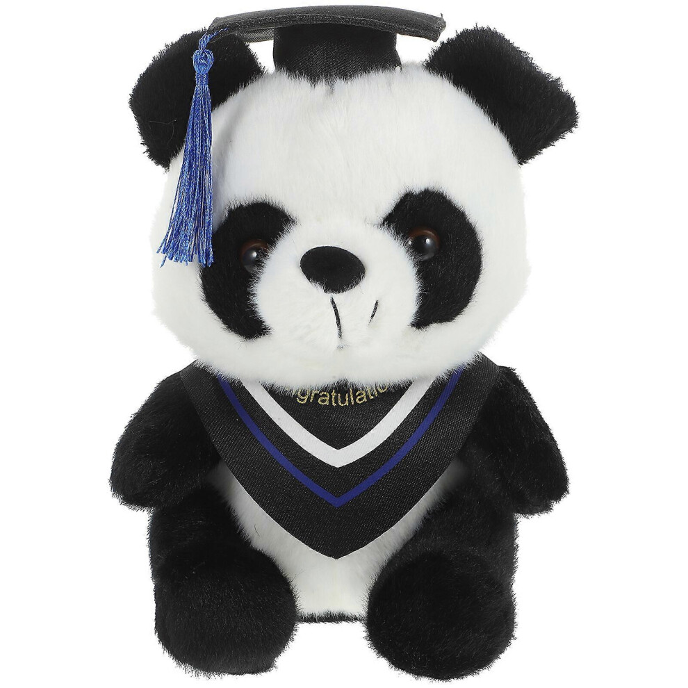 Kricely (As Show, One Size) Graduation Panda Plush Stuffed Panda Adorable Plush Animal Toy Graduation Panda Gift