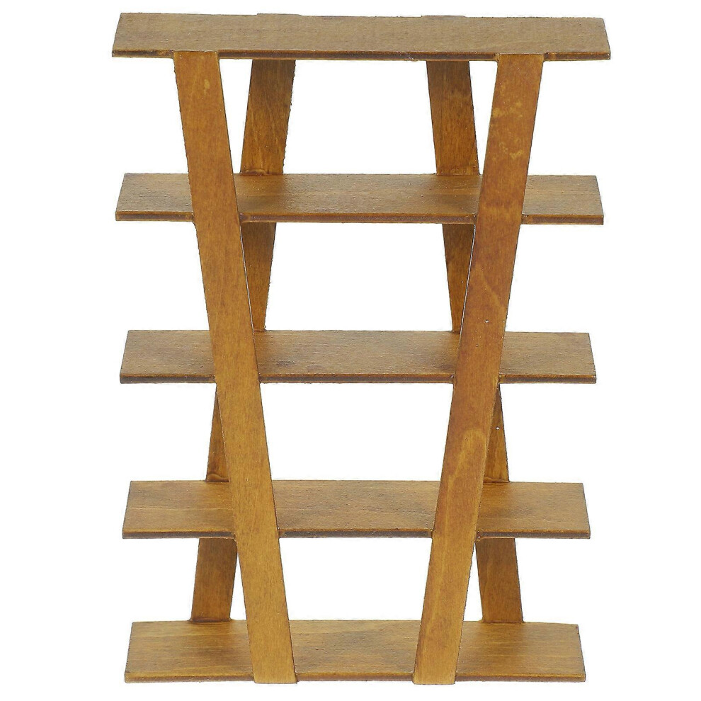 Kricely (As Show, One Size) Decorative Mini House Decoration Adorable Miniature Furniture Mini Storage Rack Decor