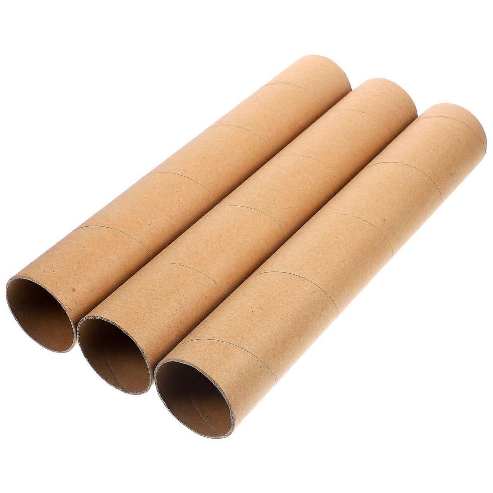 Kricely (As Show, One Size) 3Pcs Diy Paper Tube Poster Storage Tube Fishing Pole Making Tube Paper Blank Tube For Diy Crafting