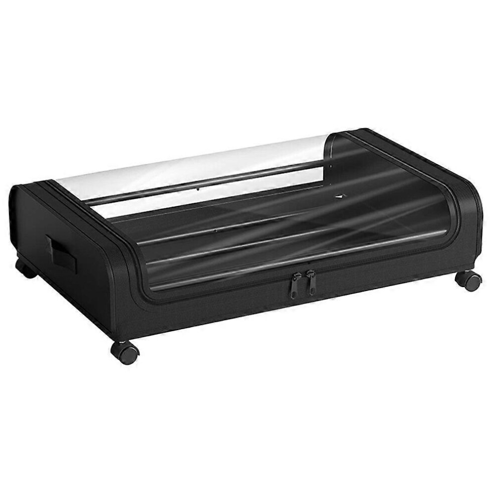 Kricely (As Show, One Size) Under Bed Organizer Storage Case Space Saving Toy Clothes Storage Holder Blankets Container