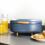 CALITEK Bread Bin with Bamboo Feet Carbon Steel Blue 5