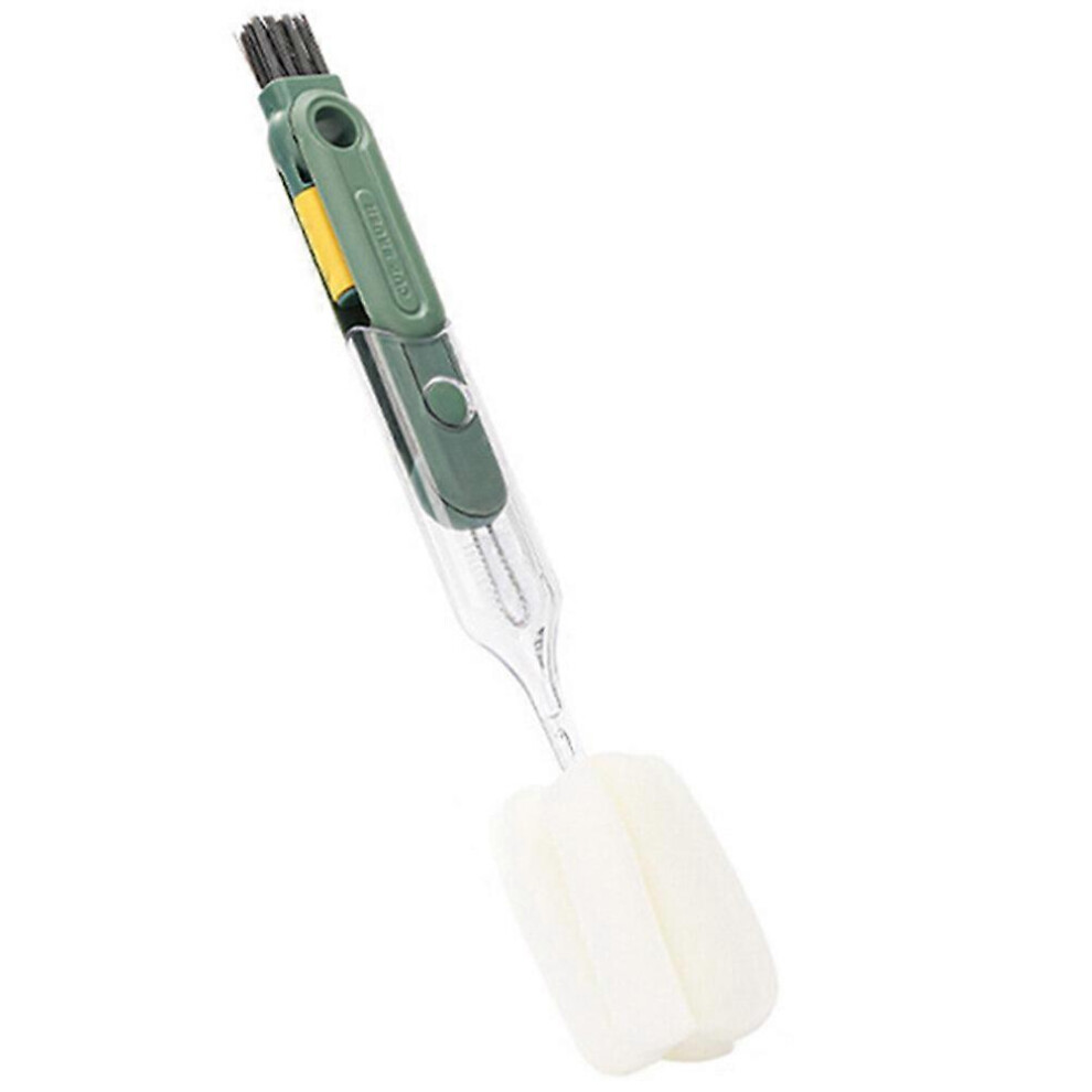 Kricely (As Show, One Size) Household Cleaning Bottle Brush Bottle Cover Brush Reusable Bottle Brush Long Bottle Washing Brush