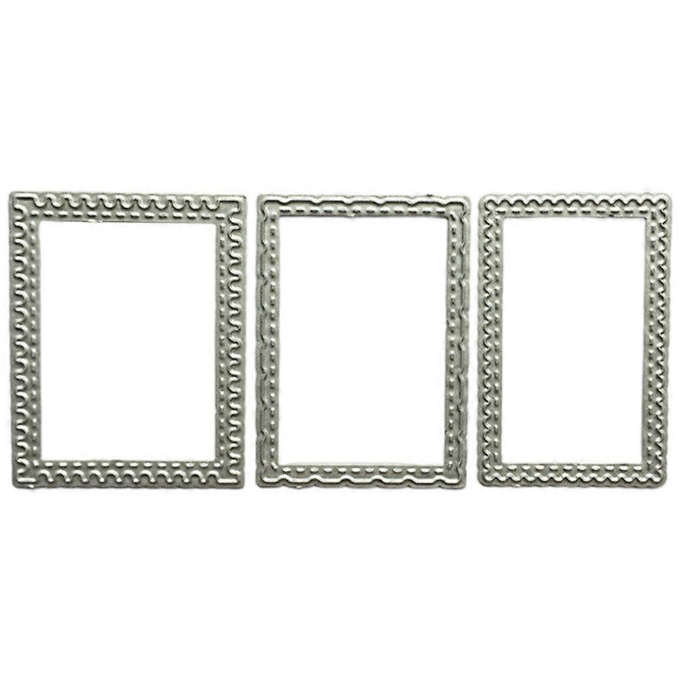 Kricely (As Show, One Size) 3Pcs Cutting Dies Stencils Stamps Making Crafts Tools Stamps Shape Dies For Card Making