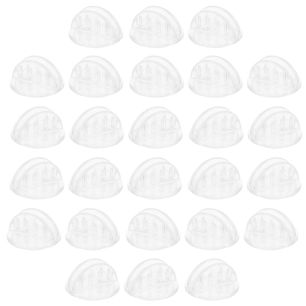 Kricely (As Show, One Size) 100Pcs Commodity Price Tag Shelf Clips Adhesive Memo Clip Holders Price Tag Plastic Clips For Supermarket