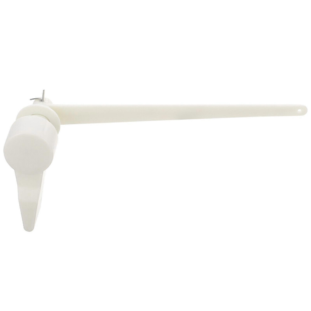 Kricely (As Show, One Size) Toilet Tank Replacement Handle Lever Plastic Toilet Flush Lever Toilet Handle(Front Mount Type)