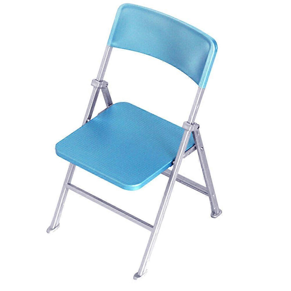 Kricely (As Show, One Size) Folding Mini Chair Dolls Folding Chair Mini House Folding Chair Miniature Furniture