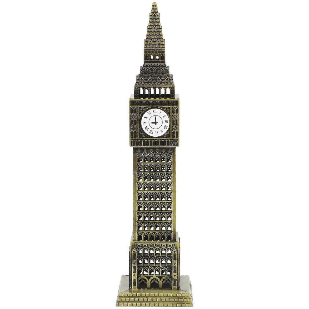 Kricely (As Show, One Size) Architecture England Metal Building Model Ornament Model Metal Craft Ornament