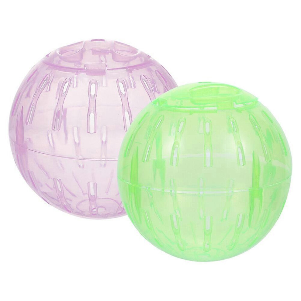 Kricely (Assorted Color, One Size) Funny Hamster Ball Gerbil Running Ball Chinchilla Exercise Ball Funny Pet Running Ball Toy