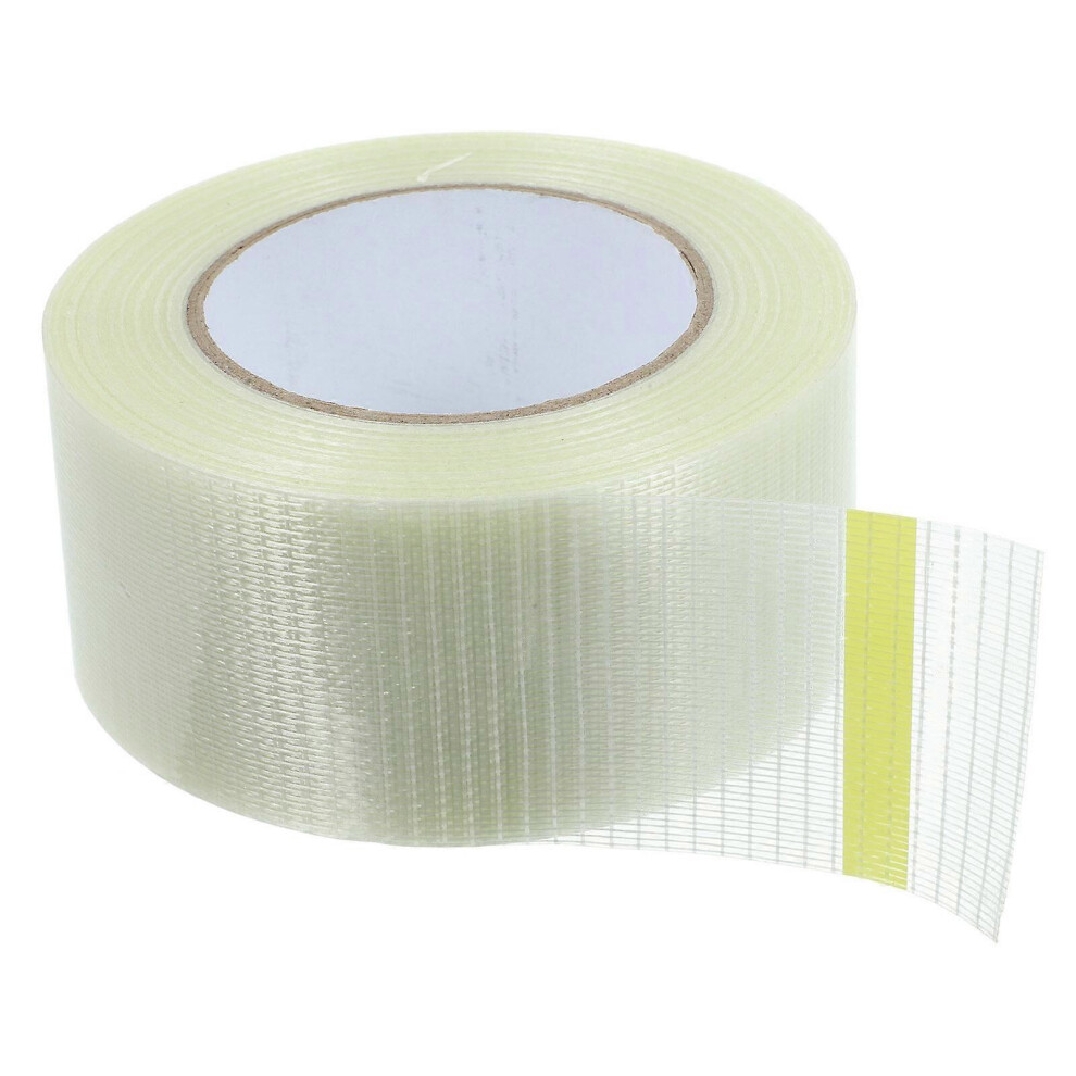 Kricely (As Show, One Size) 1 Roll Awning Repair Tape Fiberglass Repair Tape Grid Tape Repair Tape For Canvas Tent Tarp (Random Pattern)