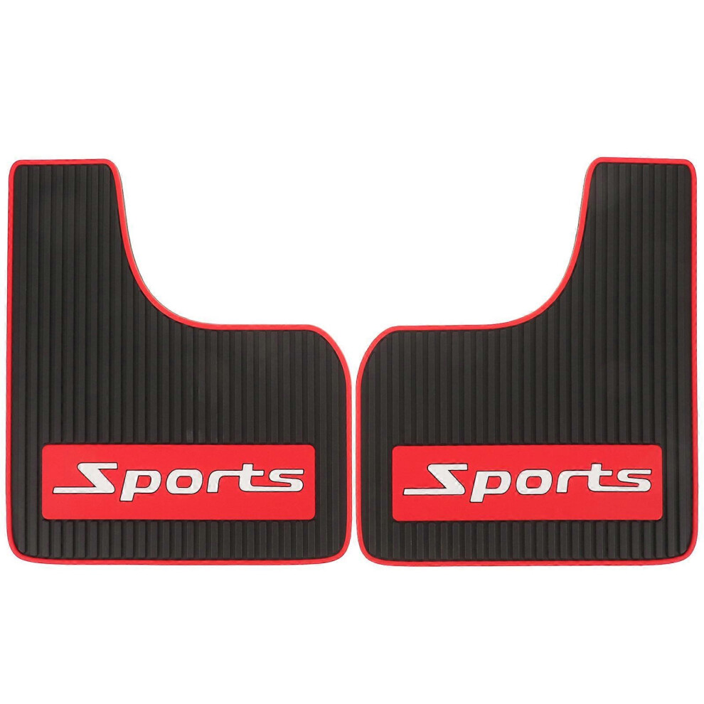 Kricely (As Show, One Size) 2Pcs Car Mud Flaps Splash Guards Cool Mudguard Splash Guards For Cars Suvs Trucks