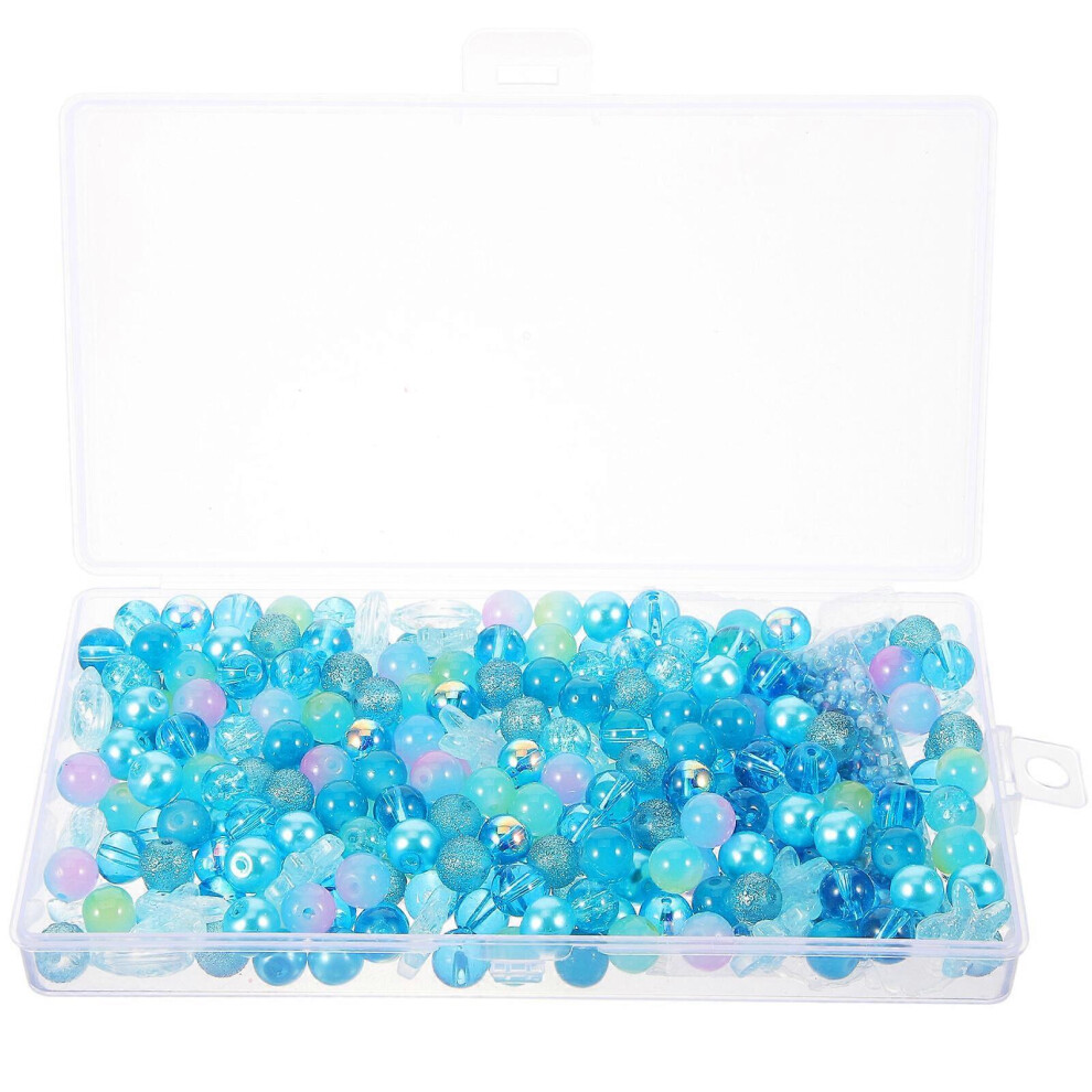 Kricely (As Show, One Size) 1 Box Of Ocean Themed Loose Beads Jewelry Diy Beads Decorative Spacer Beads Diy Loose Beads Decors