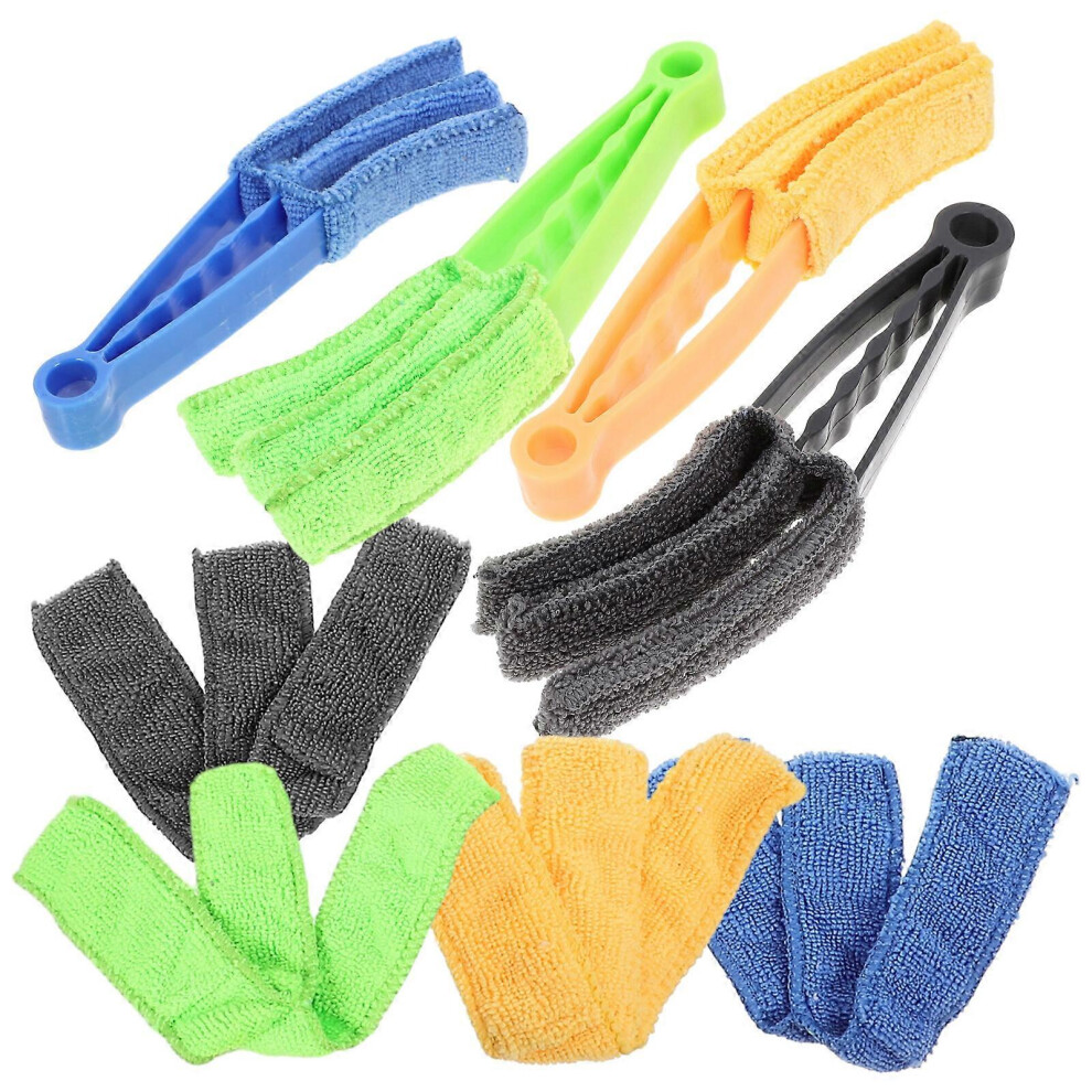Kricely (As Show, One Size) 1 Set Of Detachable Shutter Brushes Portable Blinds Brushes Household Blinds Cleaners