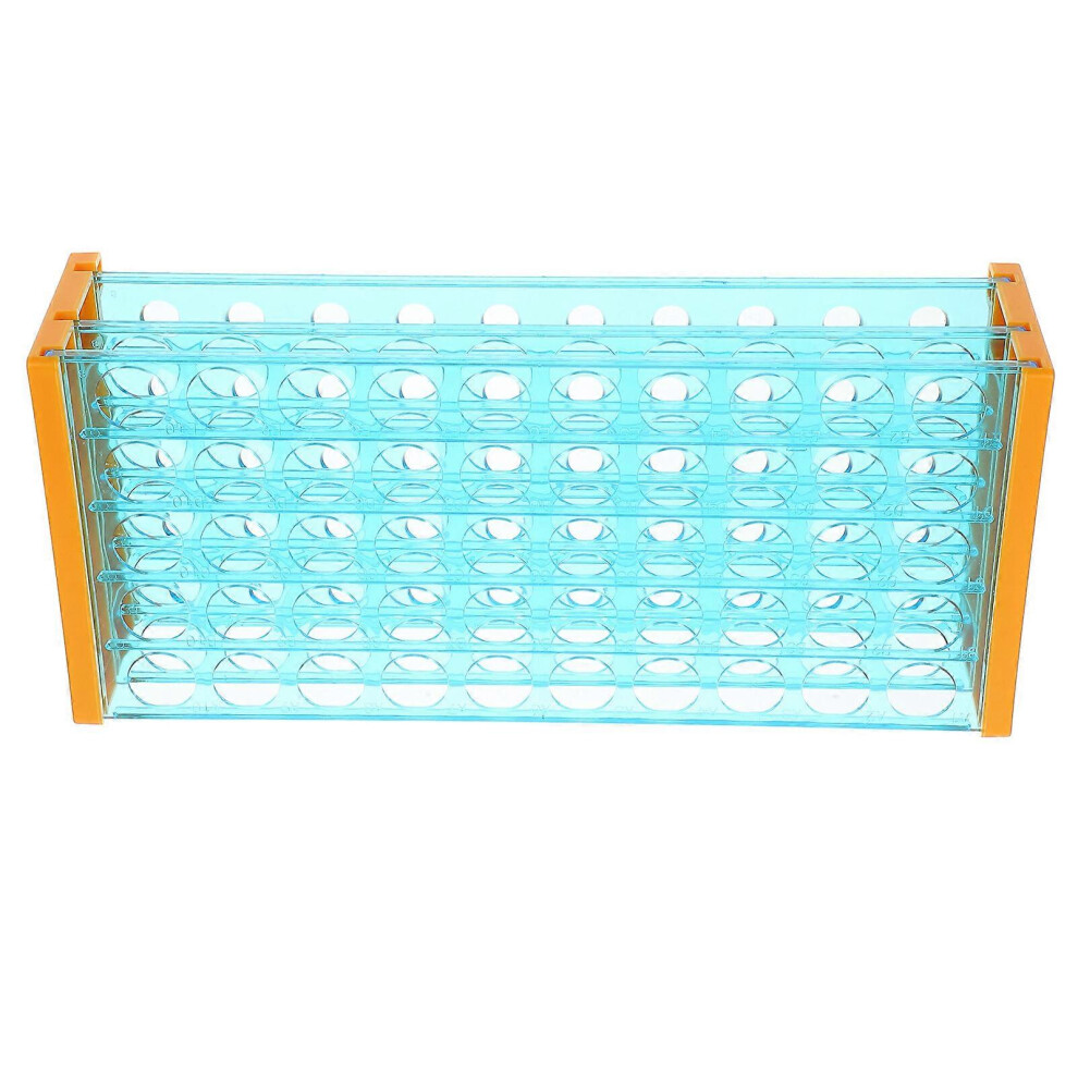 Kricely (25.40X11.40x6.40cm, As Shown) Test Tube Rack Testing Tubes Holder Centrifuge Tube Stand Test Tube Stand For Laboratory(50 Holes)