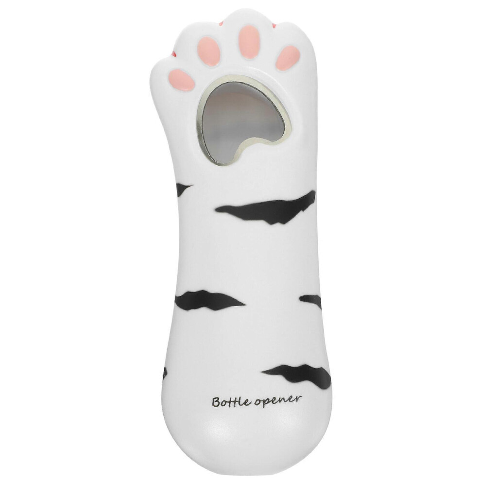 Kricely (White, One Size) Bottle Opener Party Beer Opener Decorative Bottle Opener Cat Claw Shape Soda Beverage Bottle Opener