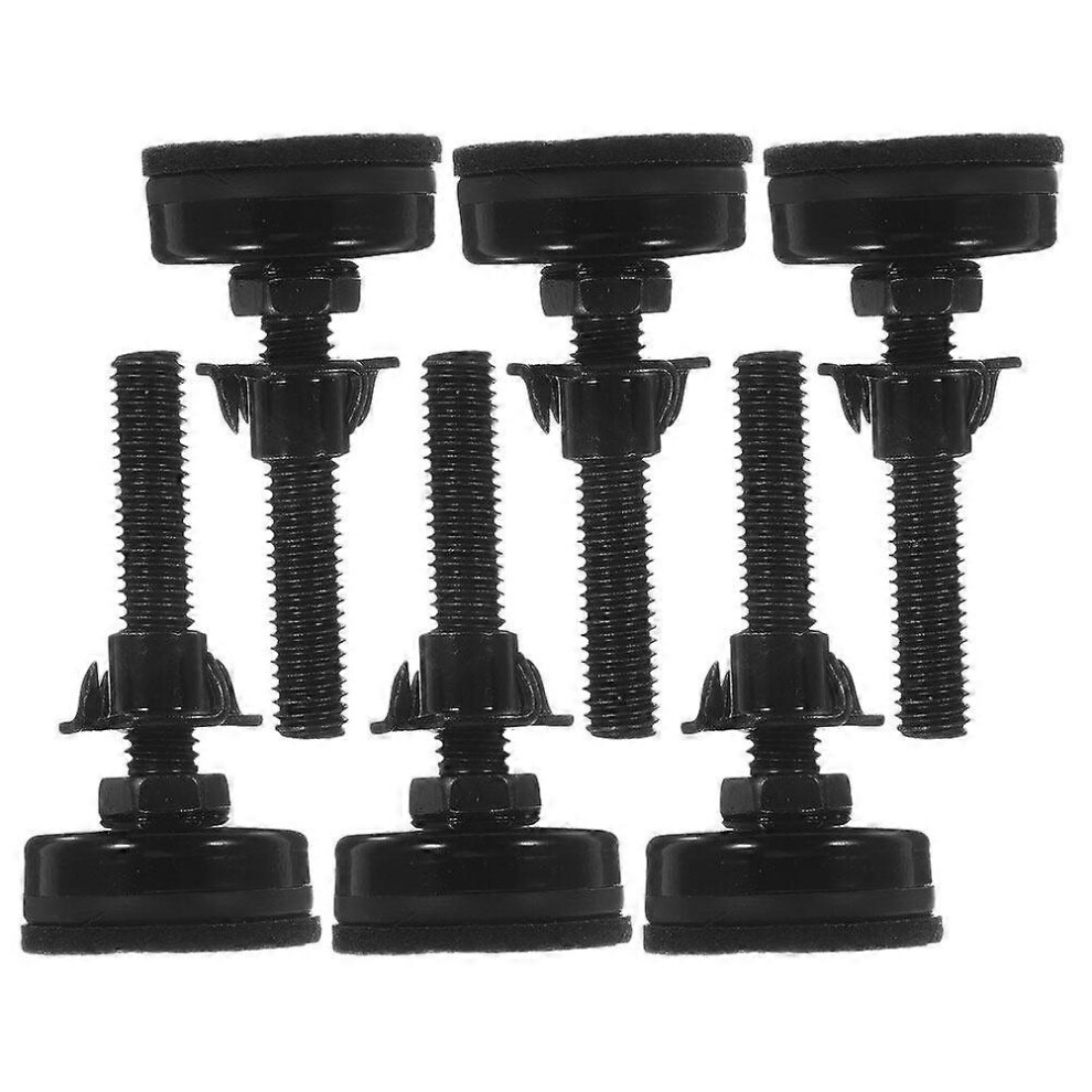 (6.5X3.4cm, One Size) 6Pcs Furniture Leveler Adjustable Leg Screw On Leveler For Furniture Workbench 5451560065322