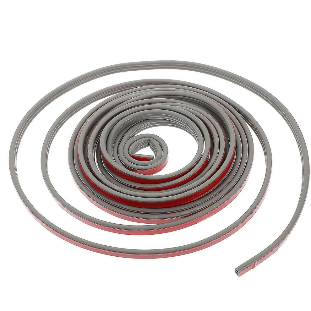 Kricely (, One Size) 1 Roll Door Weather Stripping Door Insulation Strip Door Sealer For Door Frame 6M Grey